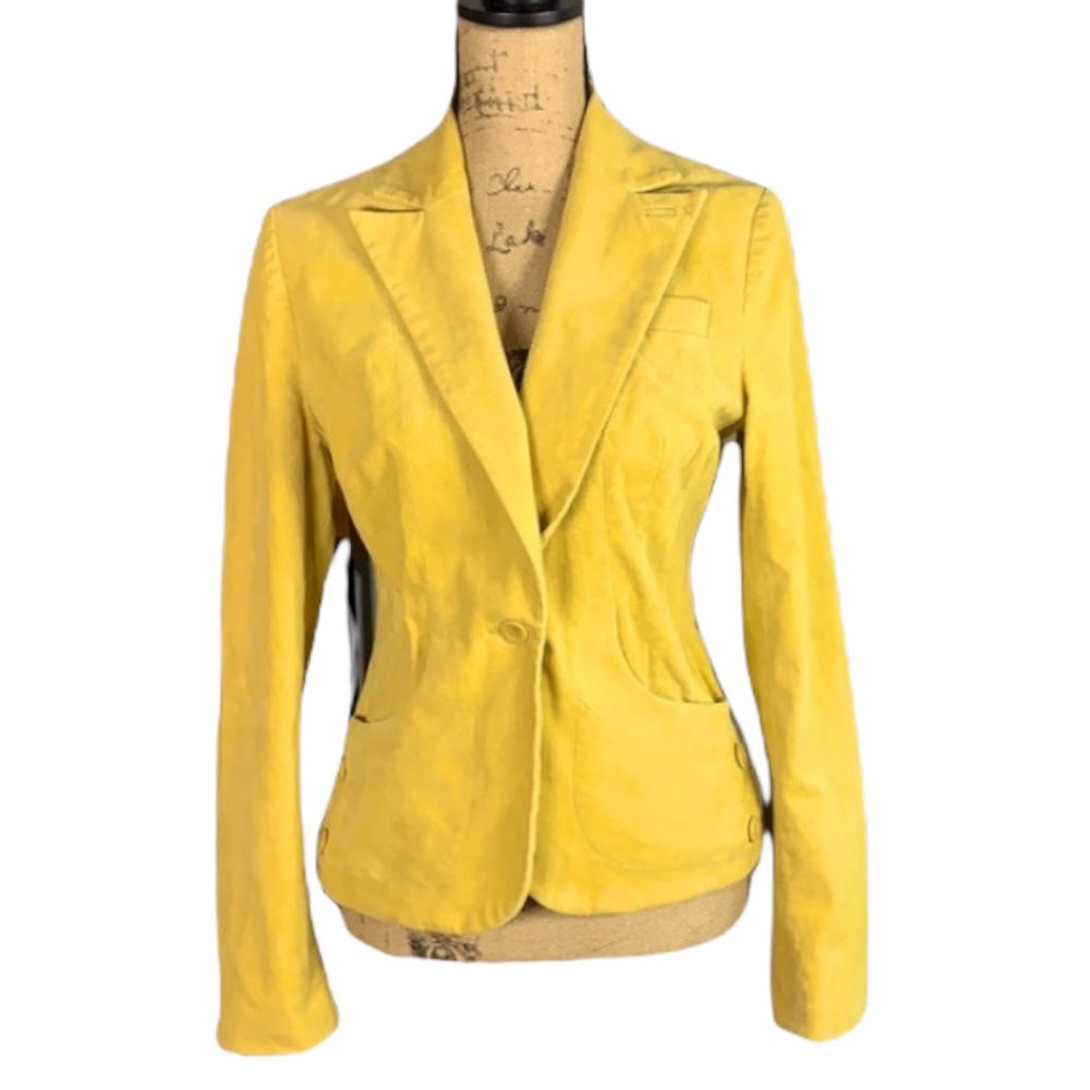 Fine Wale Corduroy Velvet Blazer Medium